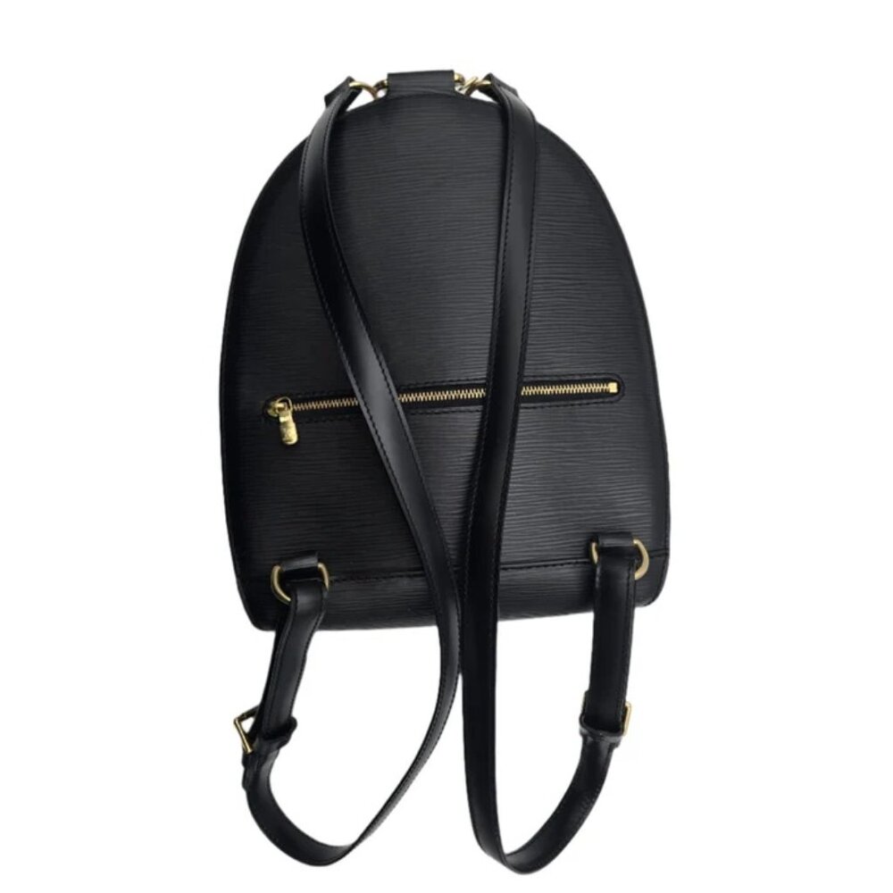 LOUIS VUITTON Mini Pochette Epi Leather Backpack Black - COA included!